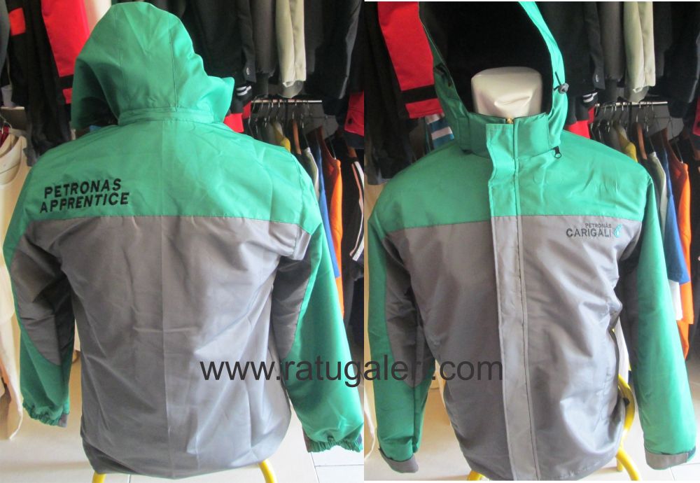  Contoh dan Desain Konveksi Jaket Petronas Malaysia bordir 