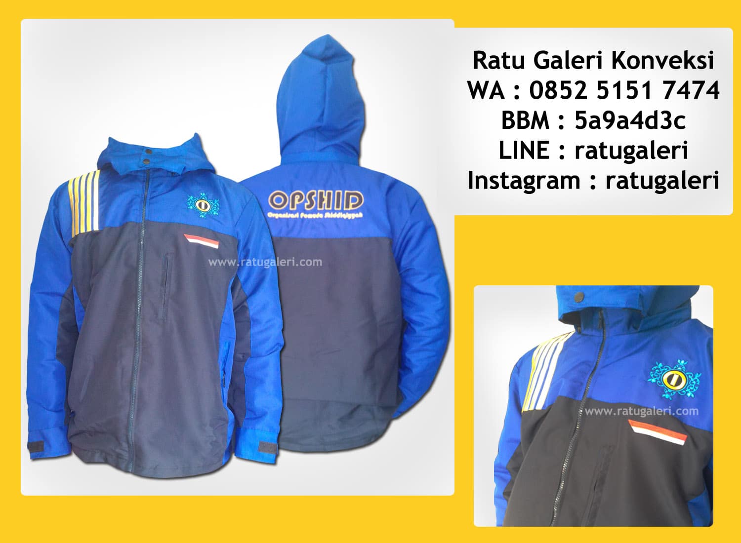 Hasil Produksi dan Desain Jaket Organisasi Pemuda ...