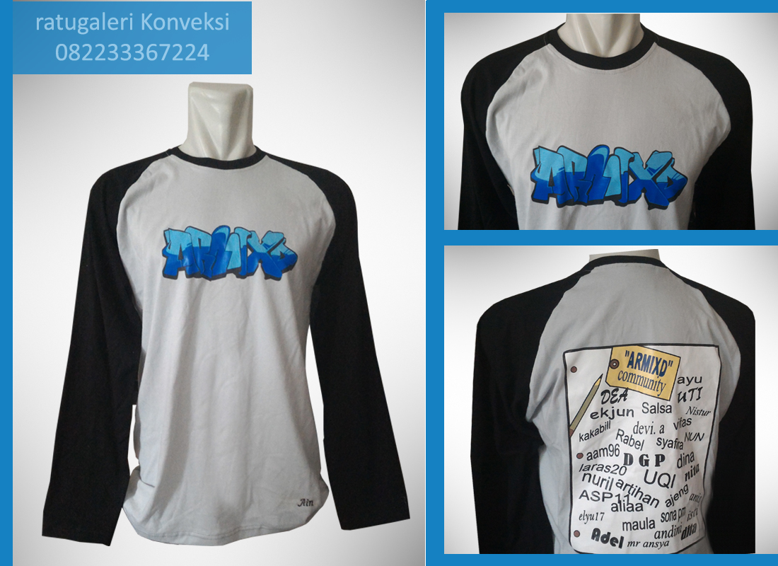 Hasil Produksi dan Desain  Kaos  Combad 20 s ARMIXD 